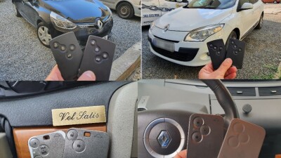 Výroba čepele klíče pro karty pro Renault.
